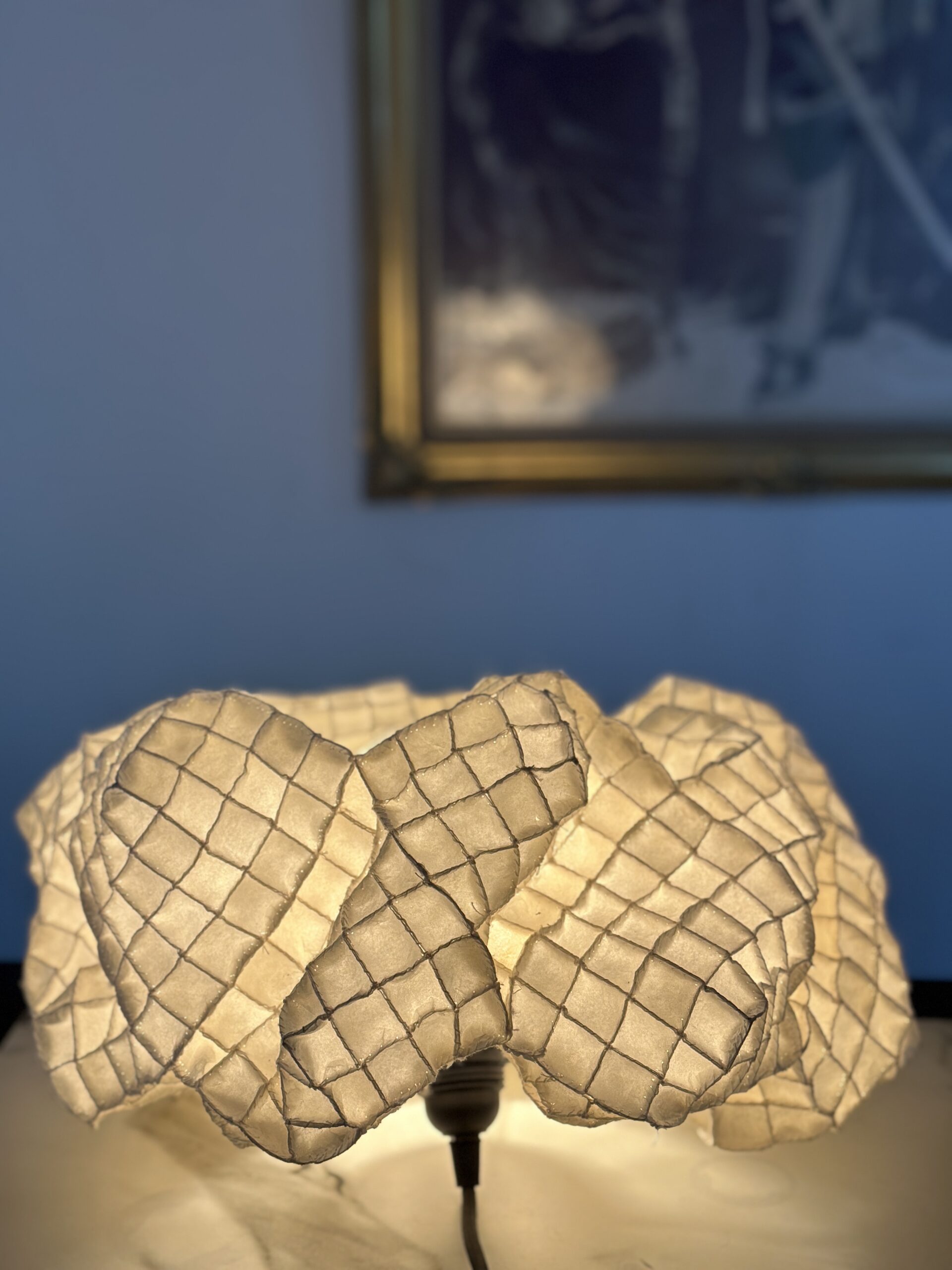 med-lotus-cocoon-lamp-f Lotus Cocoon Lamp Medium handcrafted from natural silk cocoons by Thai artisans | Maison Miko